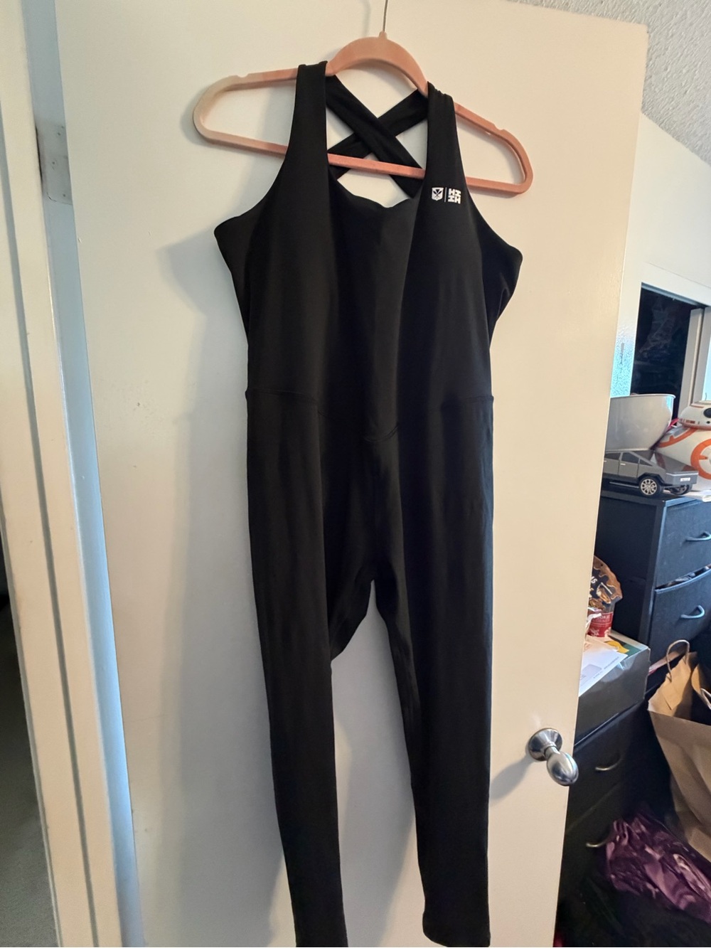 Hawaiis finest Black Crossback Active Jumpsuit
